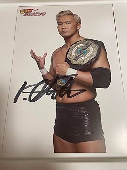 Amazon.co.jp: 元新日本プロレス AEW オカダカズチカ サイン入り